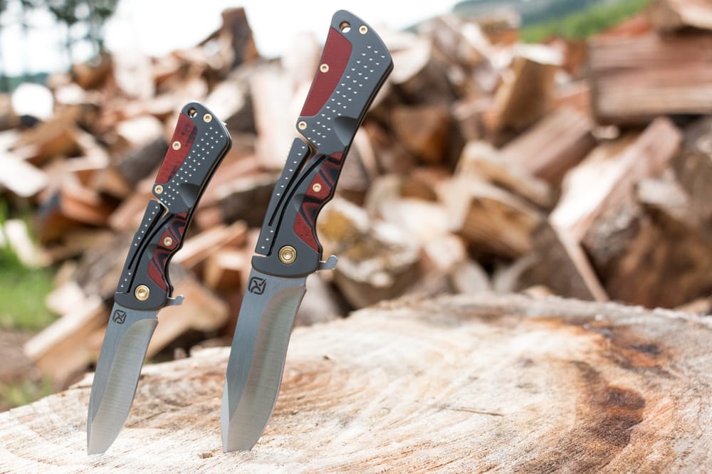 Cordovan Lite Flipper Knives