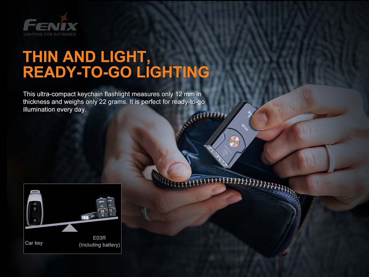 Fenix E03R LED Keychain Flashlight