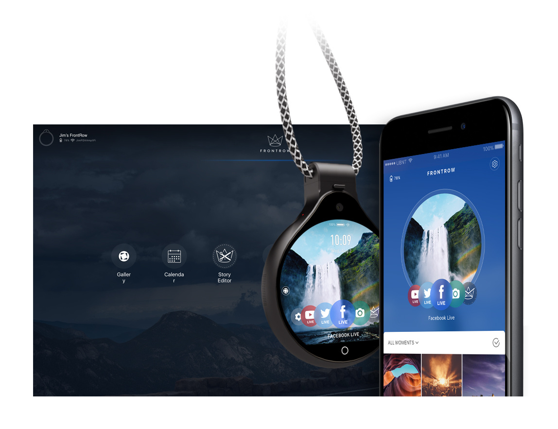 frontRow wearable camera app