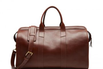 Lotuff Leather Duffle Travel Bag