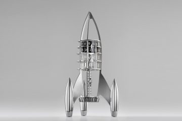 MB&F Destination Moon Table Clock