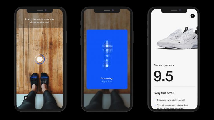 Nike Fit Scanning App Shoe Size